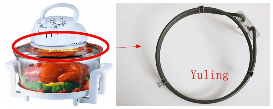 Hot Sale 3500W Stainless Steel Coil Tubular Heating Element for Household Oven & Air Fryer Electric Power Source - Image 2