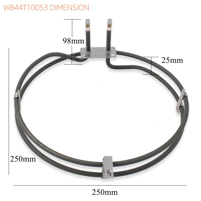 Hot Sale 3500W Stainless Steel Coil Tubular Heating Element for Household Oven & Air Fryer Electric Power Source - Image 3