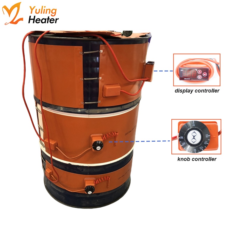 220V 55 Gallon Electric Industrial Band Heating Equipment Oil Drum Silica Rubber Flexible Heater with Core Bearing Component