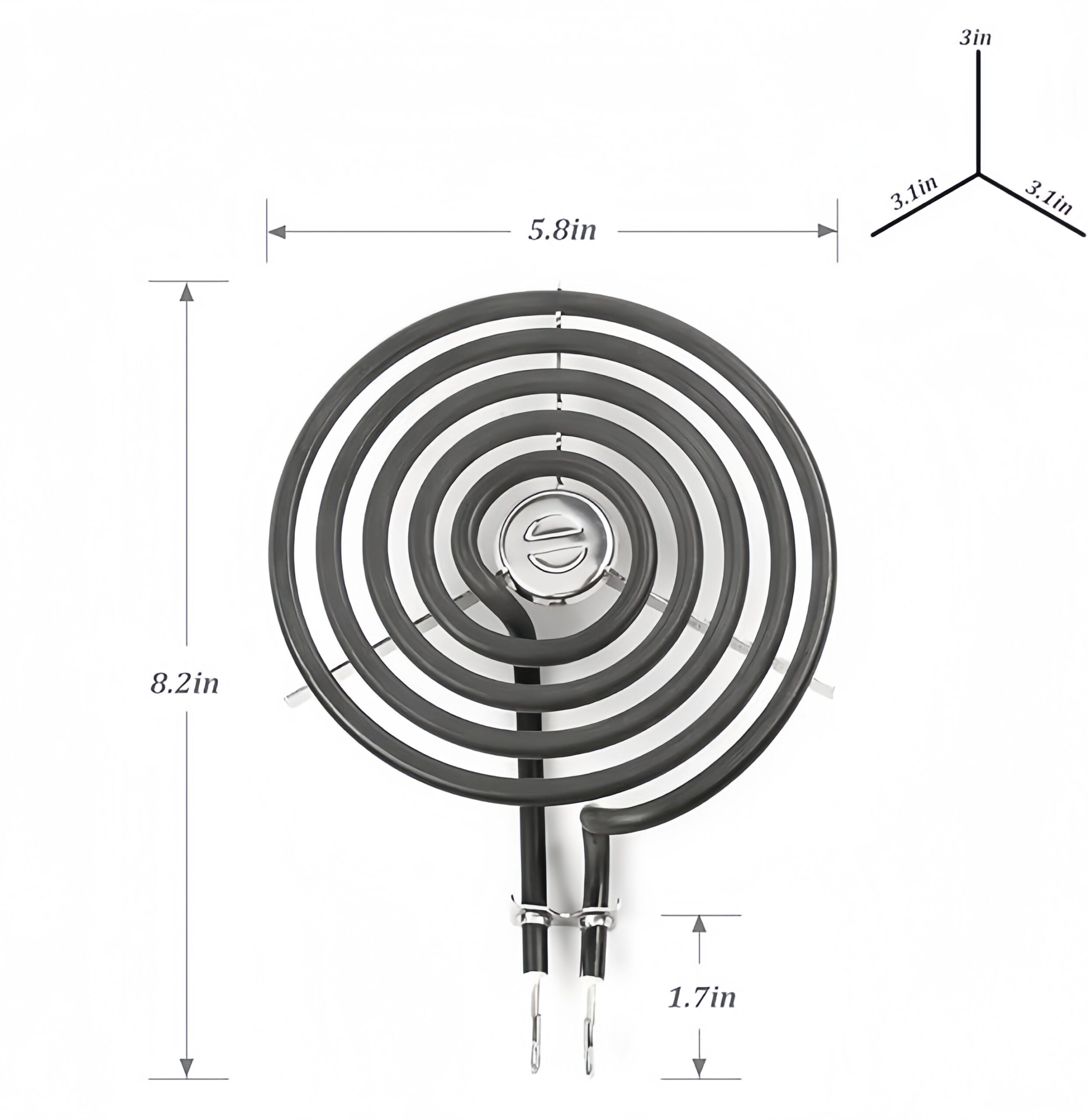 Hotpoint Range Stove Replacement 6 Inch WB30M1 Electric Burner for Household and Hotel Use - Image 3