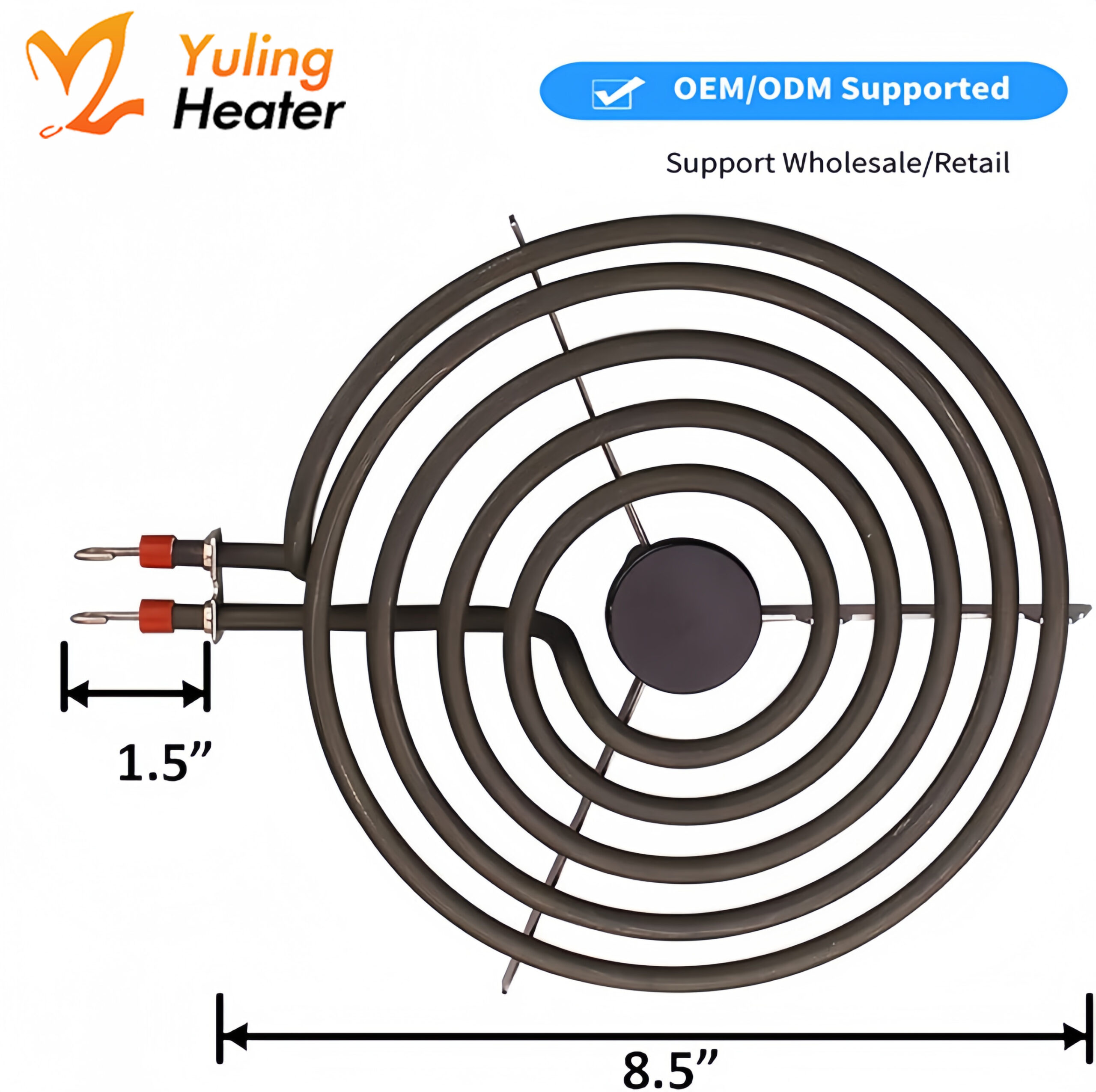2100W MP21YA Electric Range Burner 8 Inch 5 Turns Surface Element 230V Heating Equipment for Household and Hotel Use - Image 4