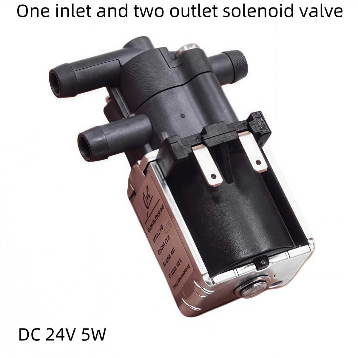 CNV6-3HS Miniature Electromagnetic Water Valve DC 24V One Inlet Two Outlets Normally Closed Type for Air Machinery Engine Parts - Slika 2