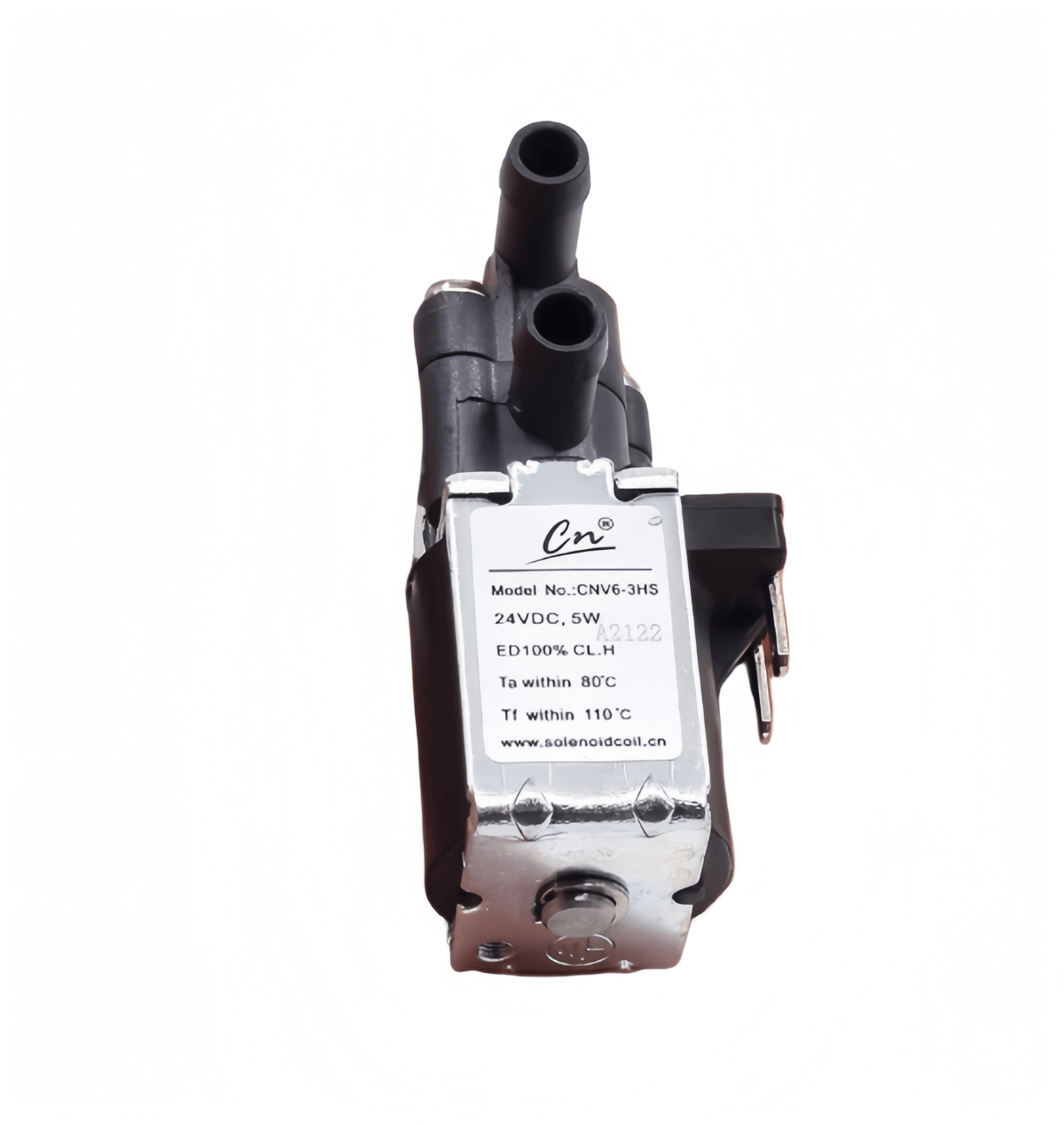 CNV6-3HS Miniature Electromagnetic Water Valve DC 24V One Inlet Two Outlets Normally Closed Type for Air Machinery Engine Parts - Slika 5