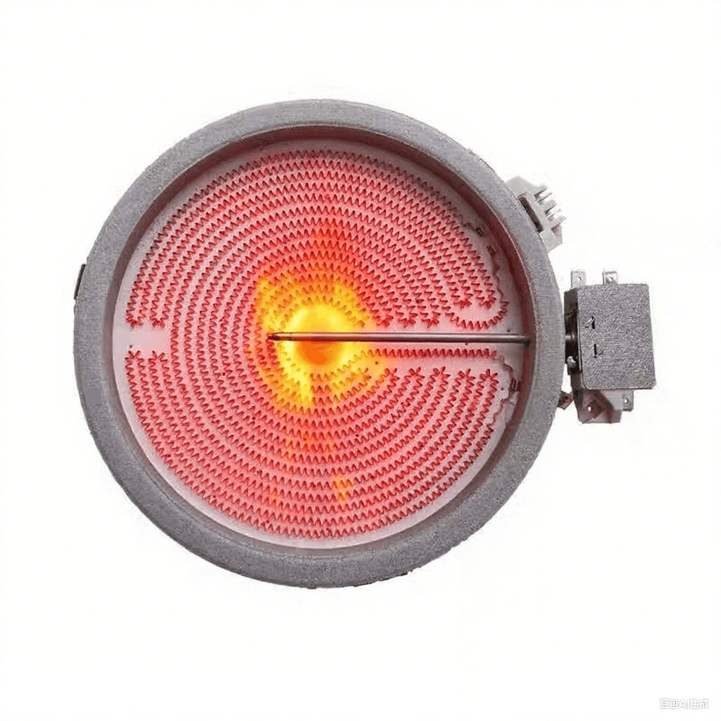 2200W Electric Ceramic Stove Plate with Meter Technology Double-Coil Heating Element for Ovens