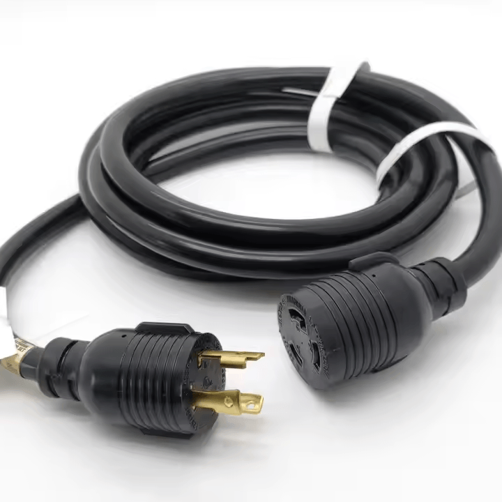 250V 30A Heavy Duty Power Cord Adapter L6-30P to L14-30R Plug Extension for Generators Industrial Equipment Home Appliance Part - ภาพ 2