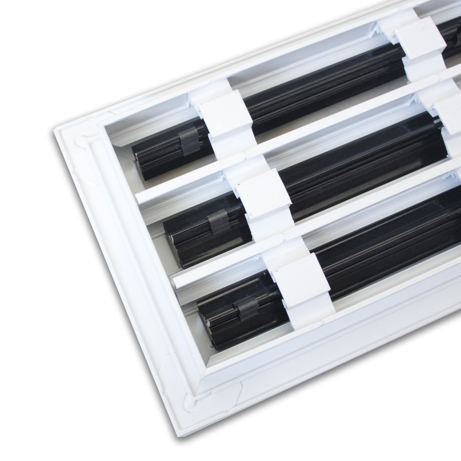 WANROM Modern AC Vent Cover 10*6 White Aluminum Alloy Air Register Grille Easy Installation 45 Blade Angle 1-Year Warranty for - Bild 3