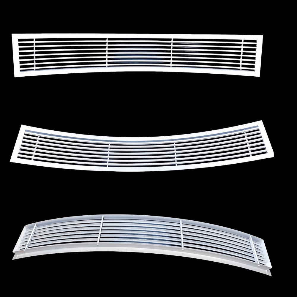 Arc-shaped air Diffuser for Central air Conditioning Grille ABS/Aluminum Material Exhaust Outlet for Hotel Restaurant Louvers - Image 3