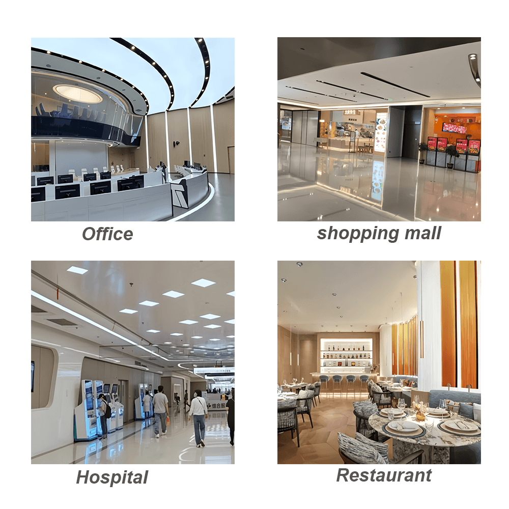 Arc-shaped air Diffuser for Central air Conditioning Grille ABS/Aluminum Material Exhaust Outlet for Hotel Restaurant Louvers - Image 6