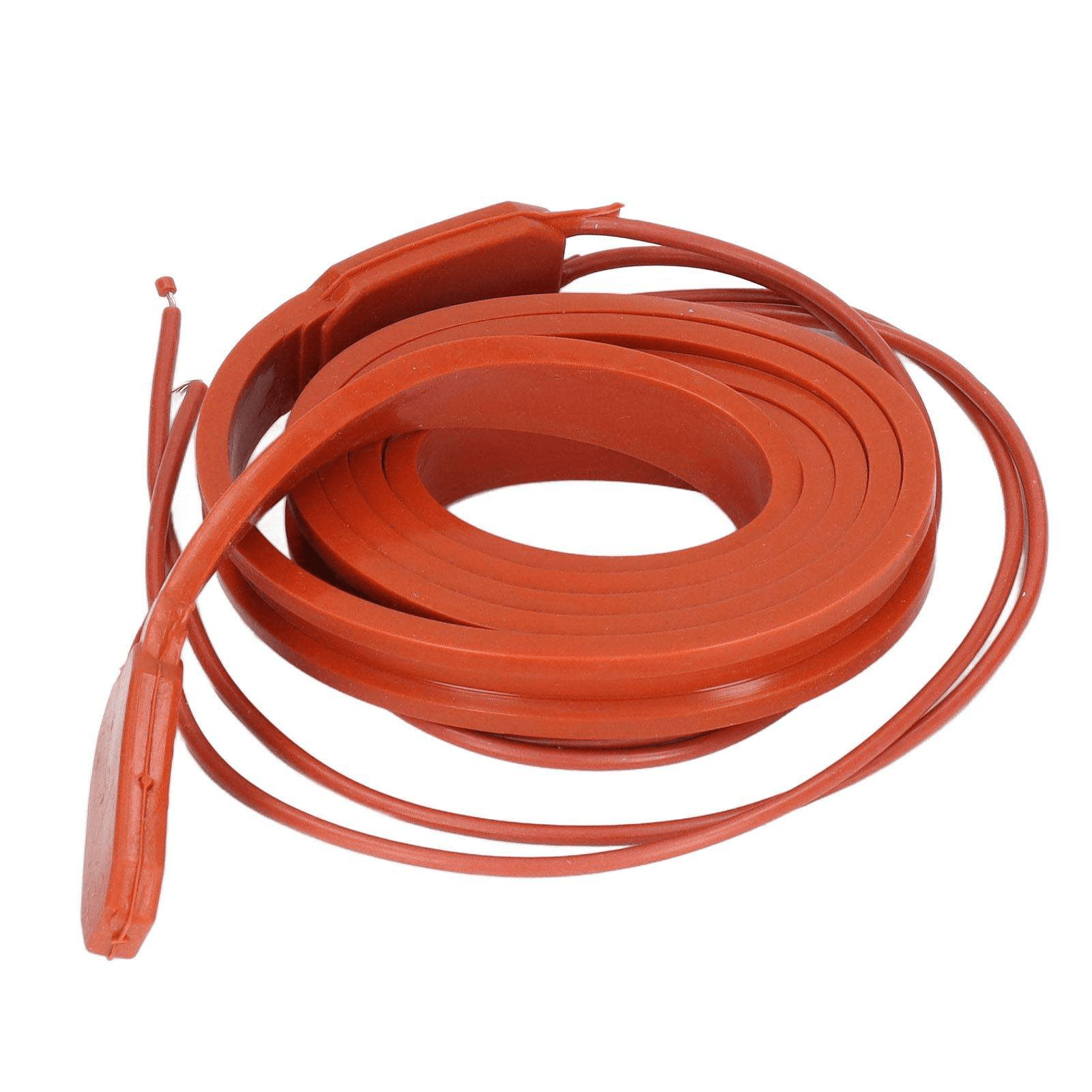 Flexible Silicone Rubber Electric Heating Tape for 220V Pipeline Insulation Heating Blanket for Freezing and Waterproofing - Image 2
