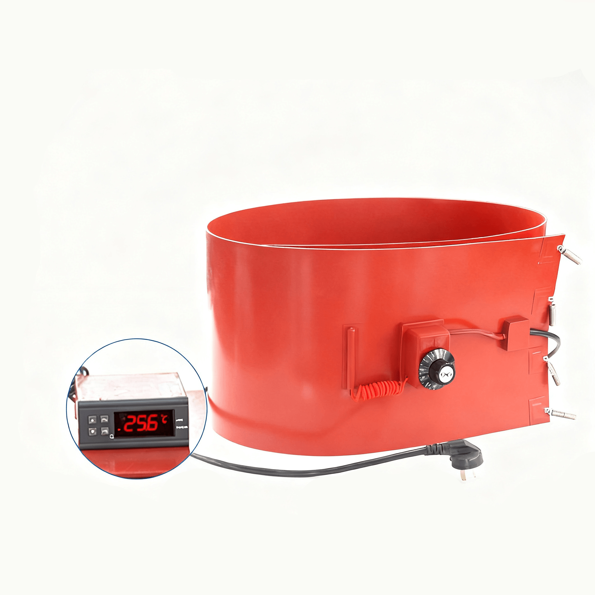 200L Oil Drum Heating Belt 250*1740 Silicone Rubber Heating element Oil tank Heating Blanket with Temperature Control
