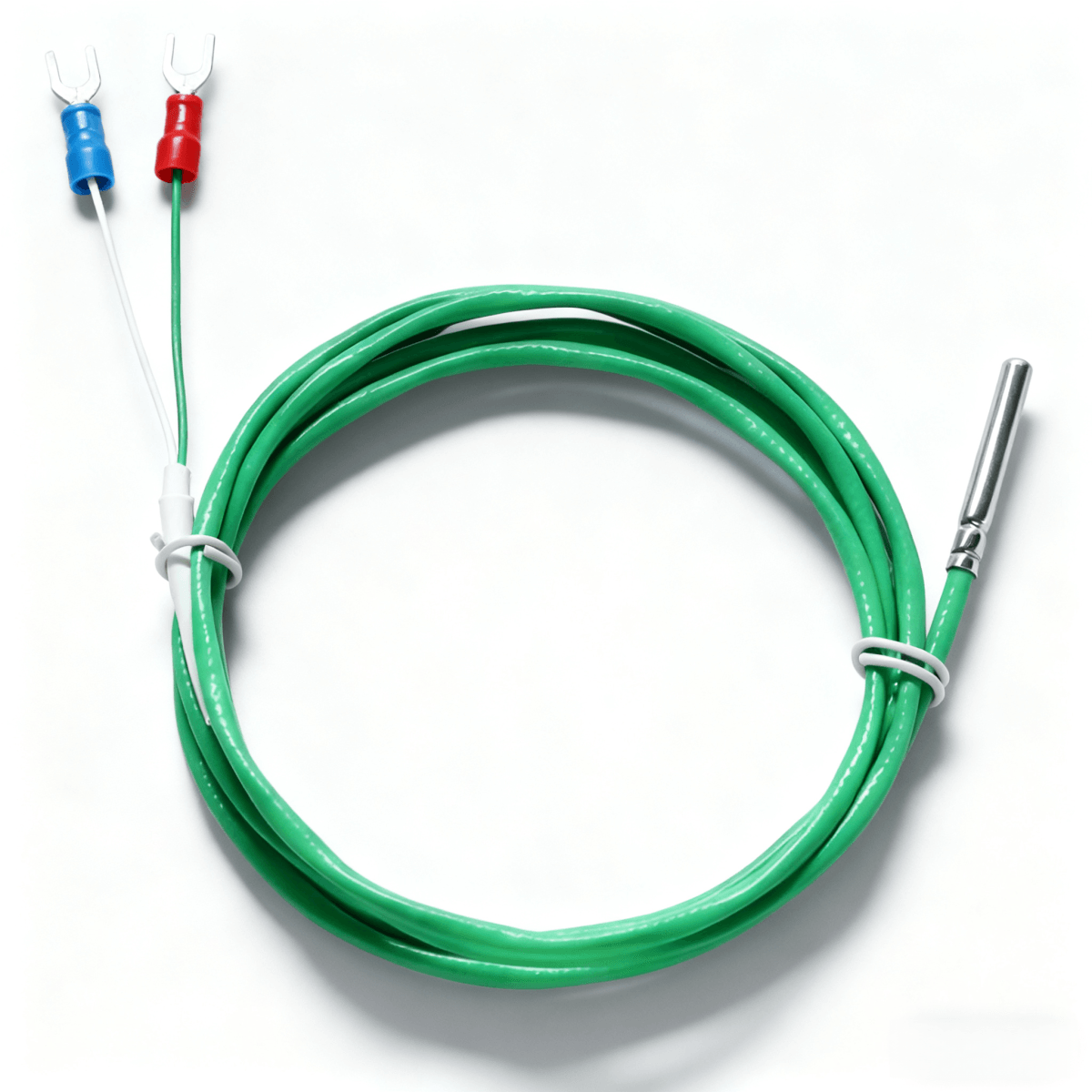 4*30 K-type Thermocouple Waterproof and Oil-resistant Temperature Probe T/J-type Flared-ended Encapsulated Temperature Sensor