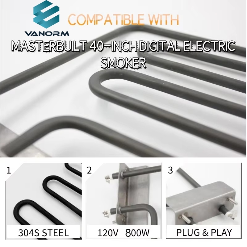 9907120011 Stainless Steel Coil Heater Electric Smoker Heating Element Compatible Char-Broil Masterbuilt 30" Digital Control - Image 4