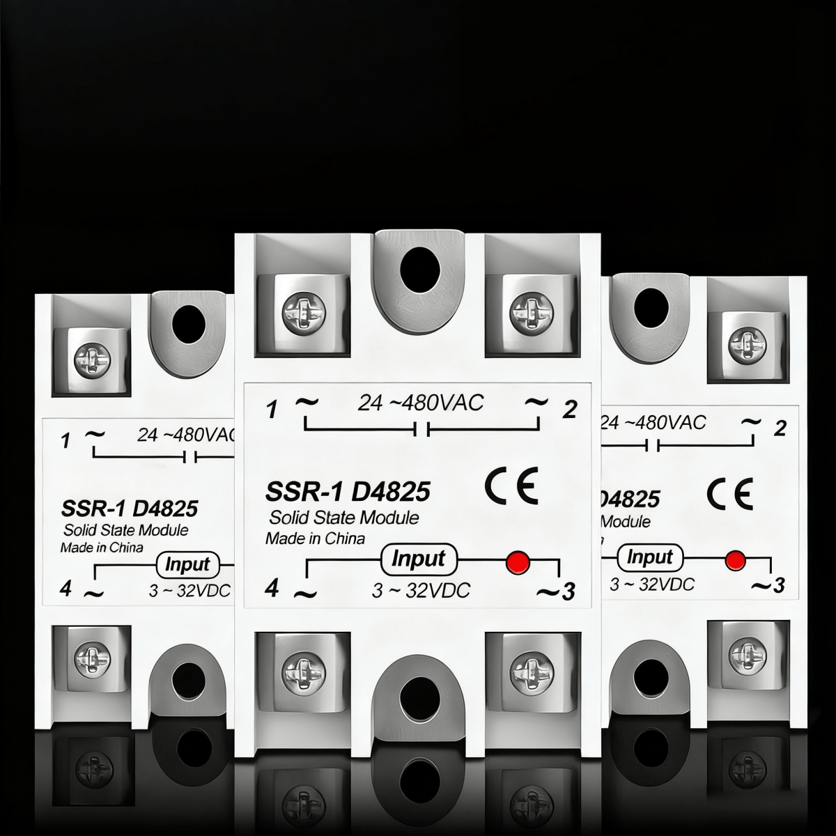 220V AC Solid-state Relay Small Single-phase 40A DC Control AC Module SSR-40DA 10A25A60A100A DC/AC DDAA Relay 24V 220V - Image 2