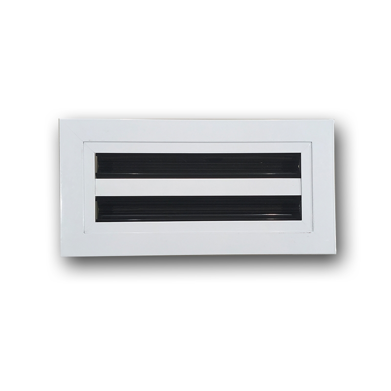 Modern AC Vent Cover 10x4 White Aluminum Alloy Plastic Air Register Grille for Ceiling Walls Floors Square Shape for Office Use