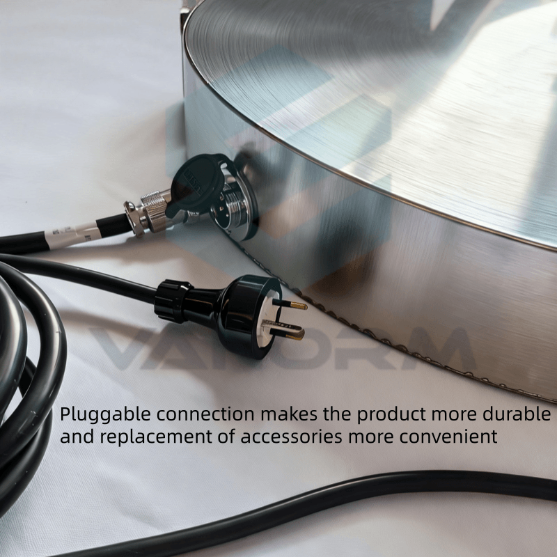 Stainless Steel Material Insulation Electric Heating Element Drum Base Barrel Bottom Heater Silicone Rubber Heating Equipment - Image 4