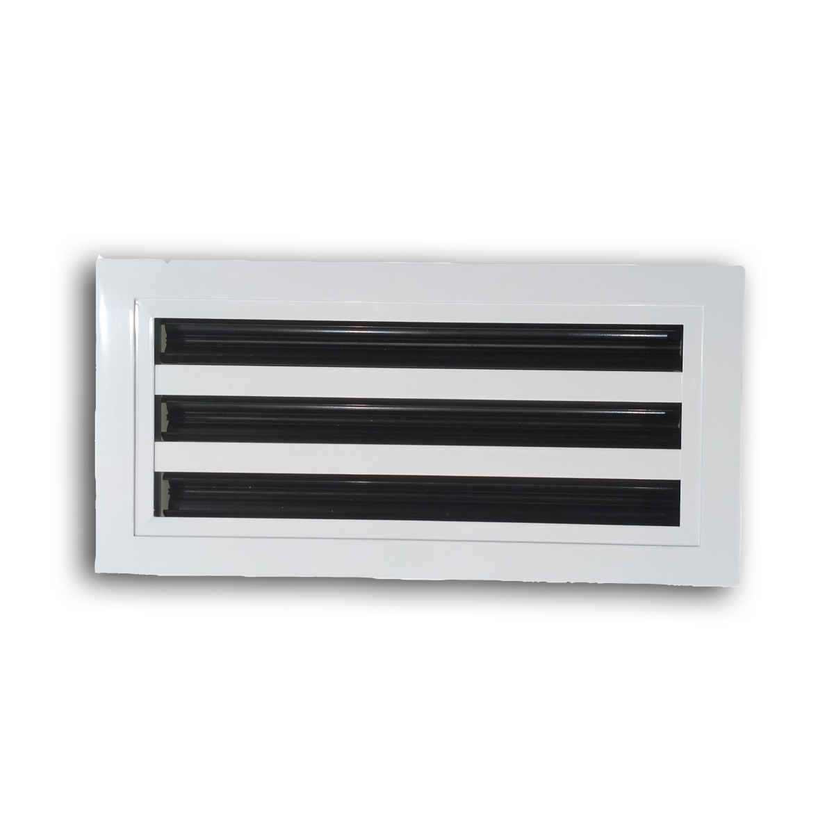 Modern AC Vent Cover 14x6 White Aluminum Alloy Plastic Air Register Grille for Ceiling Walls Floors Square Shape for Office Use
