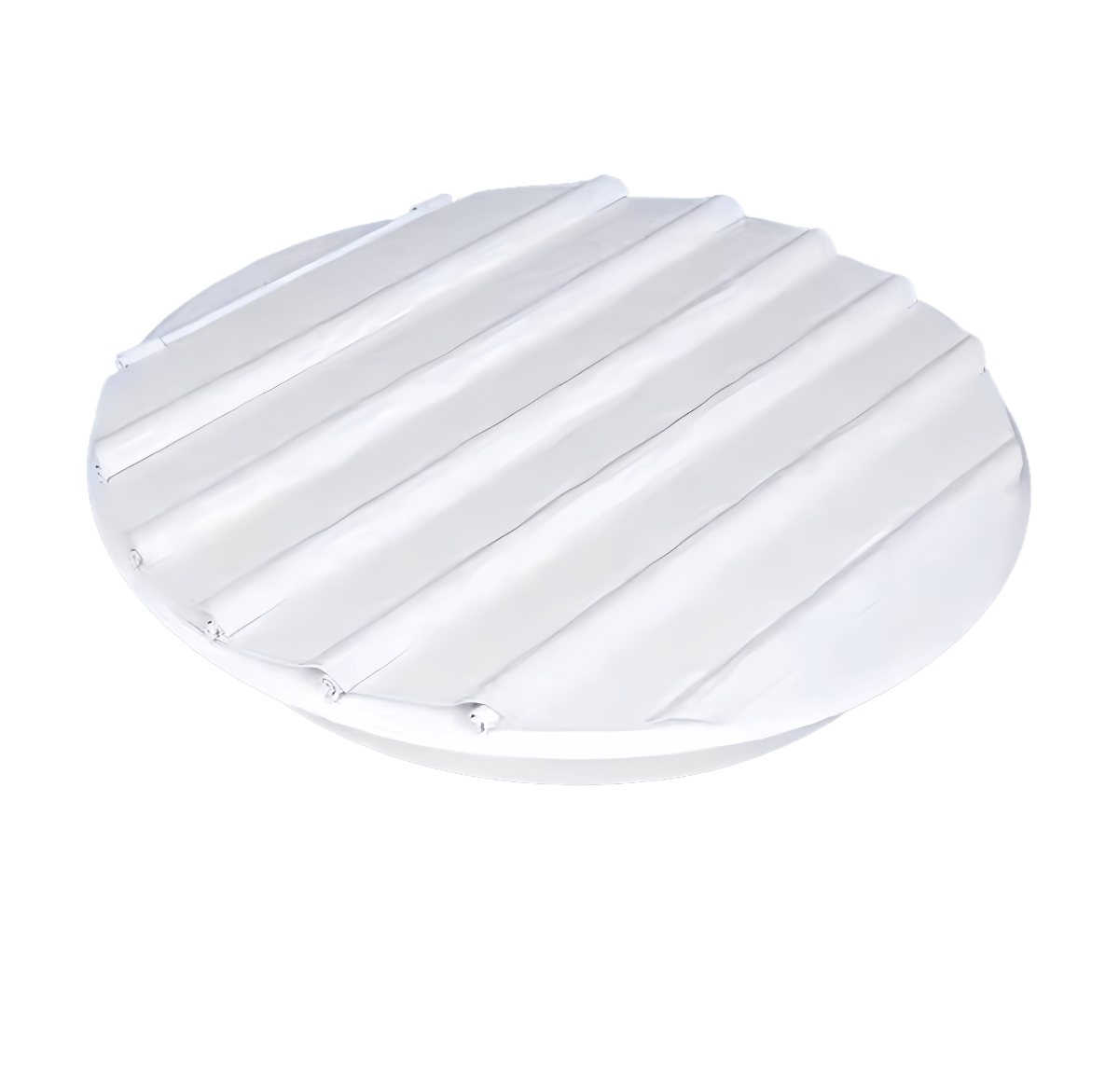 Aluminum Circular Axial Flow Fan Louvre air Outlet Self-closing Louvre Outdoor Rainproof and Return air Inlet protection Cover - Image 2