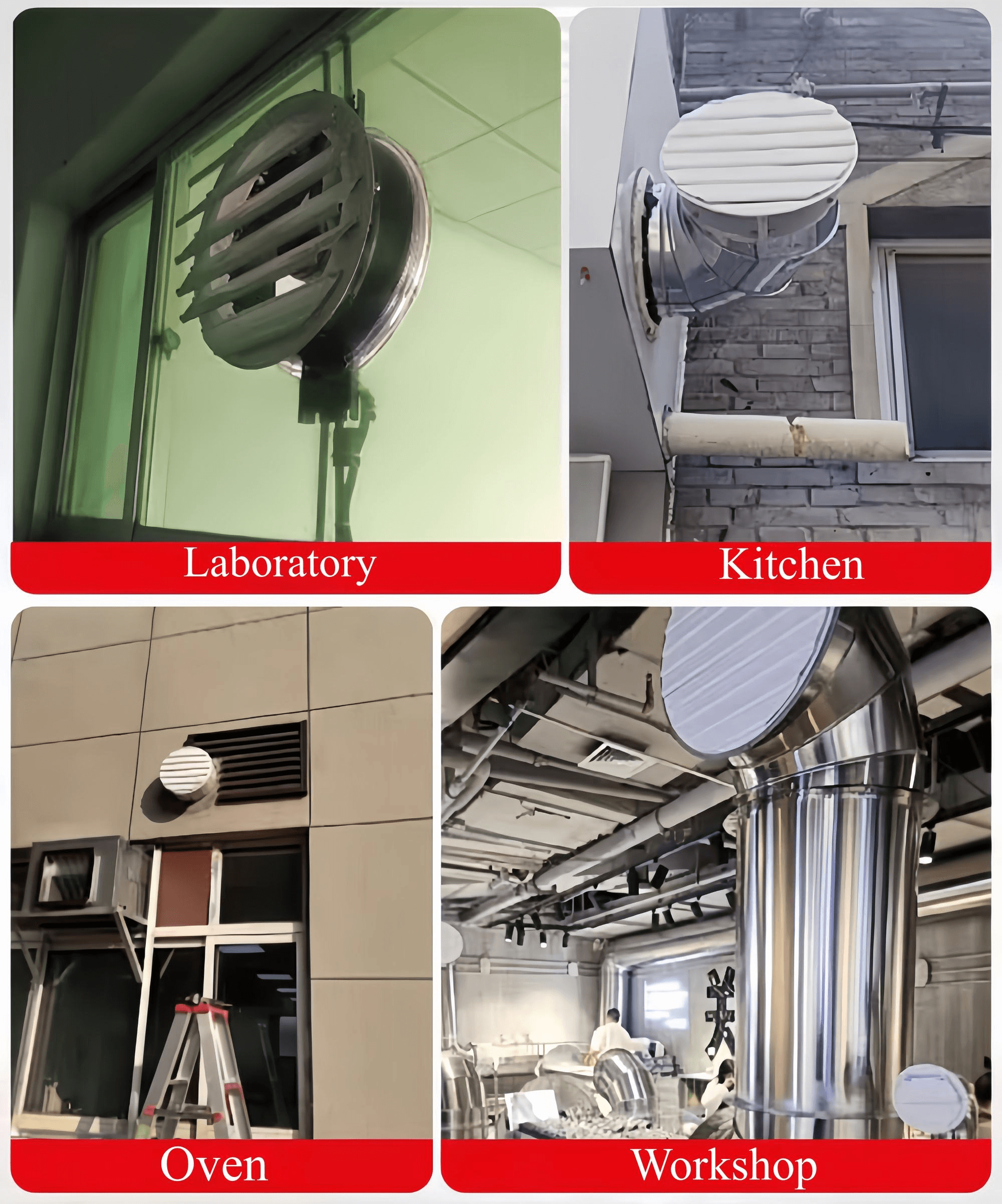 Aluminum Circular Axial Flow Fan Louvre air Outlet Self-closing Louvre Outdoor Rainproof and Return air Inlet protection Cover - Image 6