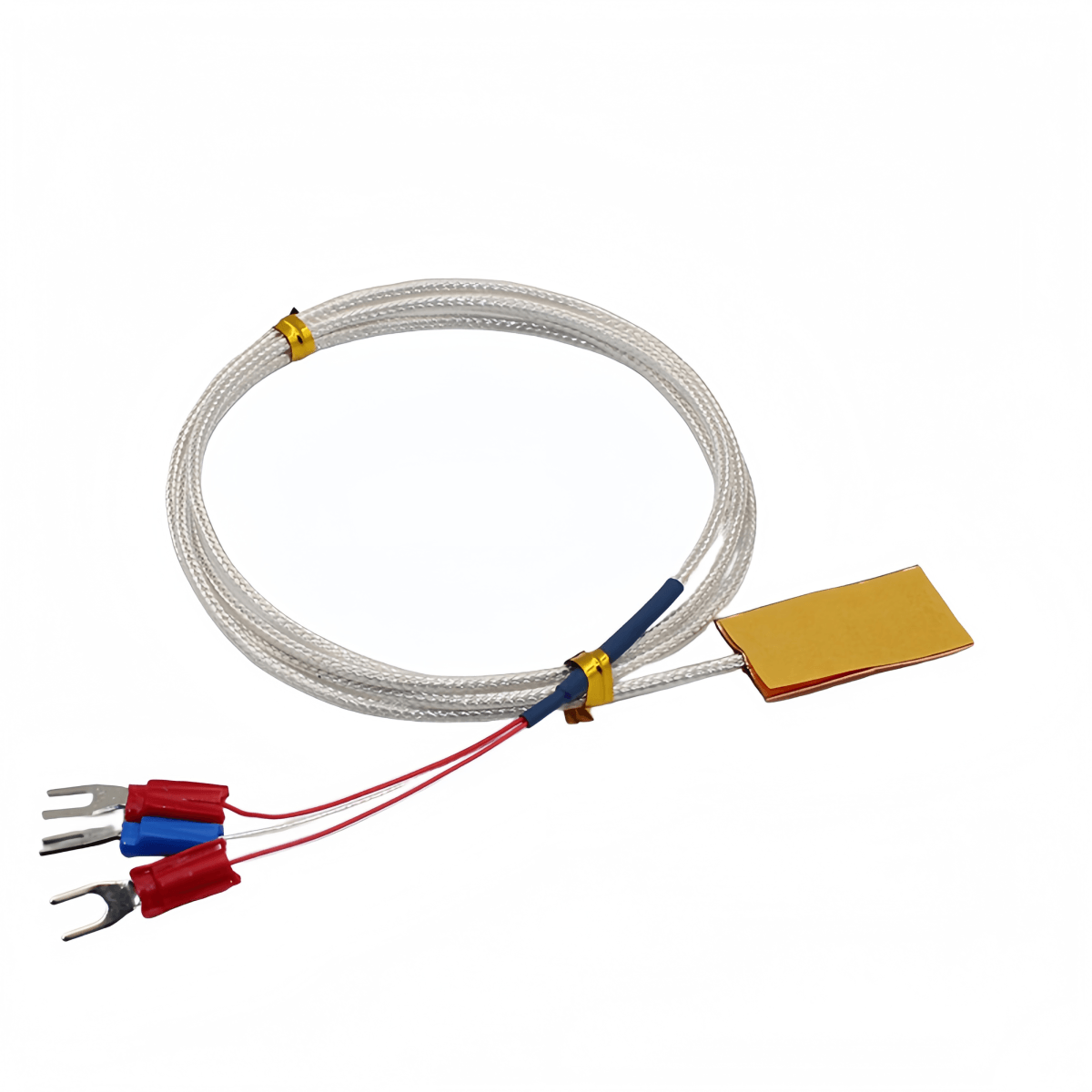 30mmx15mm Thin Film Probe T K Type Self-adhesive Thermocouple Surface Temperature Sensors