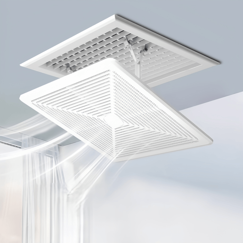 WANROM 300 Modern Air Vent Deflector Ceiling Air Conditioner Diverter No-Drill Installation Not Blocking Compatible for Most