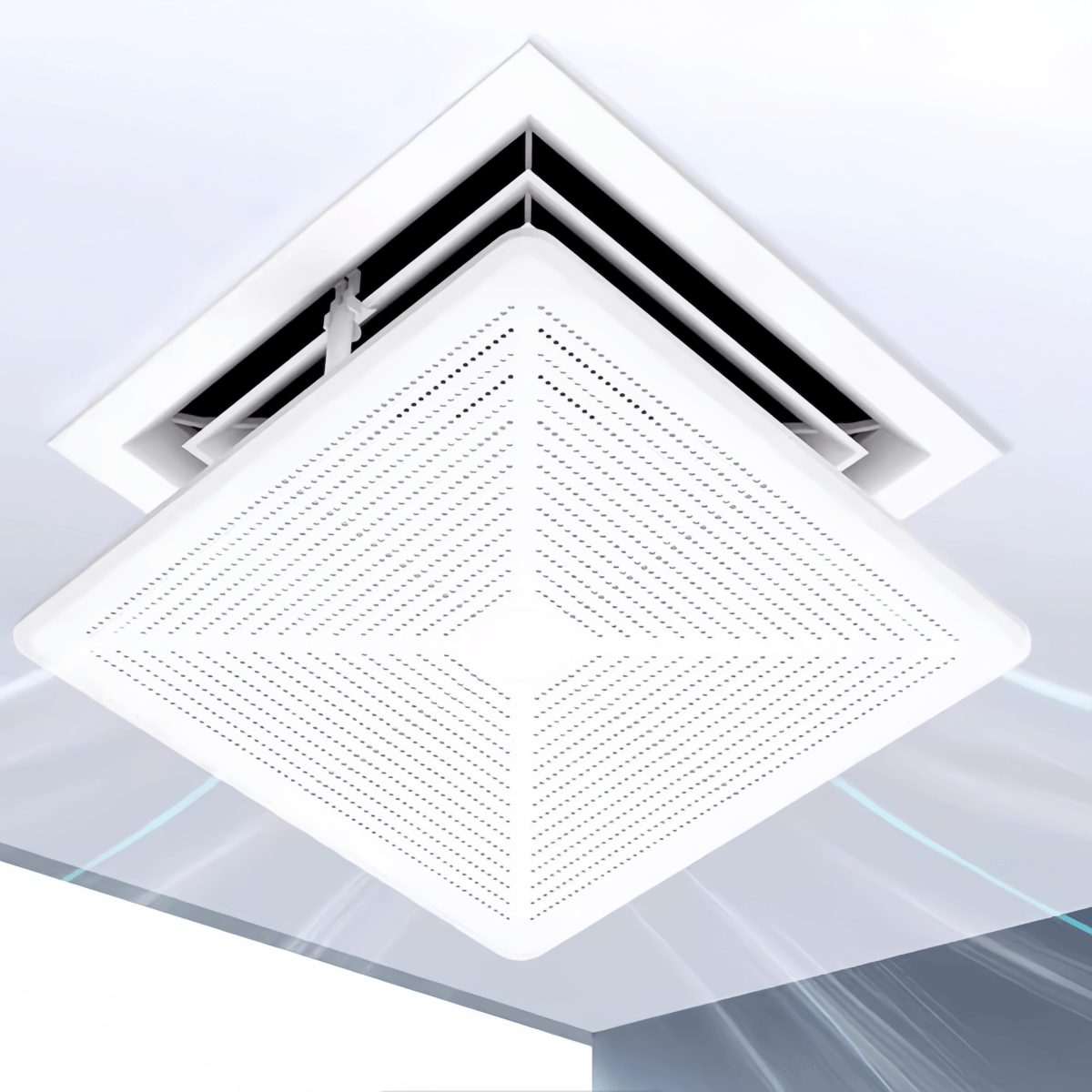 WANROM 300 Modern Air Vent Deflector Ceiling Air Conditioner Diverter No-Drill Installation Not Blocking Compatible for Most - Bild 4