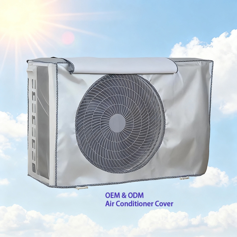 Polyester Flexible Air Conditioner Cover Waterproof Sun Protection Outdoor Main Unit Protective Case Dust Covers School Use - Imagem 2