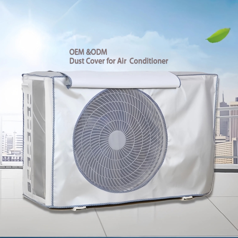 Polyester Flexible Air Conditioner Cover Waterproof Sun Protection Outdoor Main Unit Protective Case Dust Covers School Use - Imagem 3