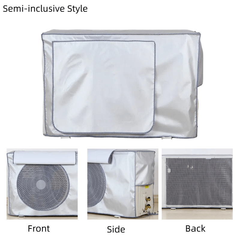 Polyester Flexible Air Conditioner Cover Waterproof Sun Protection Outdoor Main Unit Protective Case Dust Covers School Use - Imagem 6