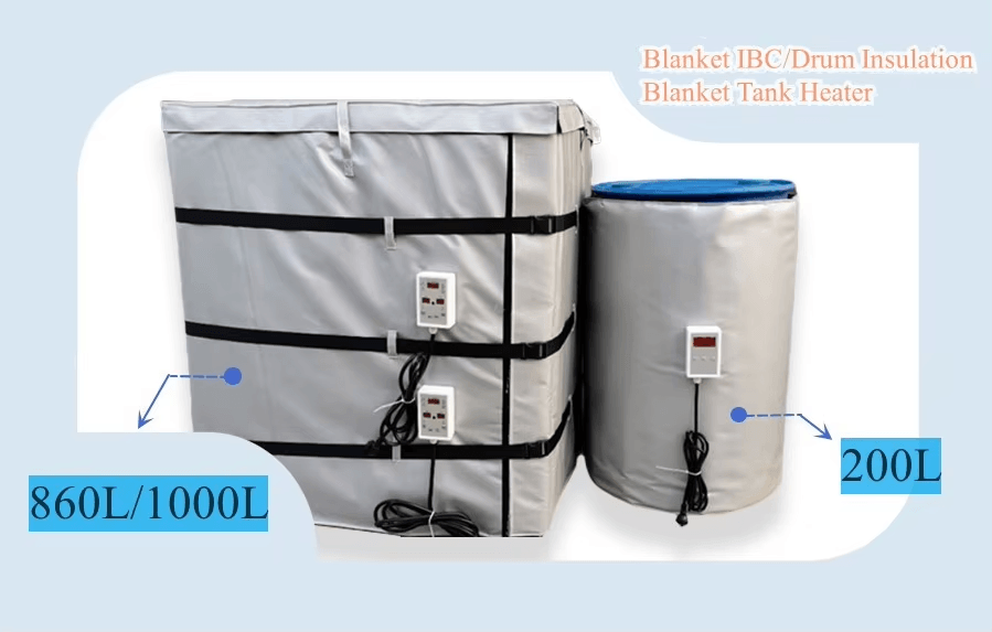 1000L 200L IBC-Tank-Heizmantel mit Thermostat, beheizter Mantel für Heizgeräte - Image 2