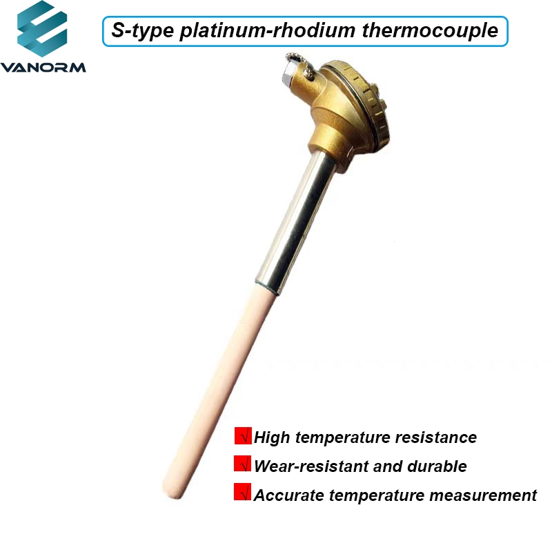 Platinum-Rhodium S-Type Thermocouple WRP130 B Scale Ceramic Thermocouple Temperature Measurement up to 1600 OEM & ODM Supported - Pilt 3
