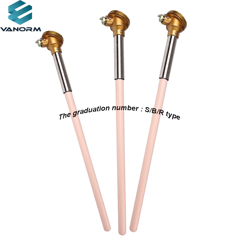Platinum-Rhodium S-Type Thermocouple WRP130 B Scale Ceramic Thermocouple Temperature Measurement up to 1600 OEM & ODM Supported - Pilt 5