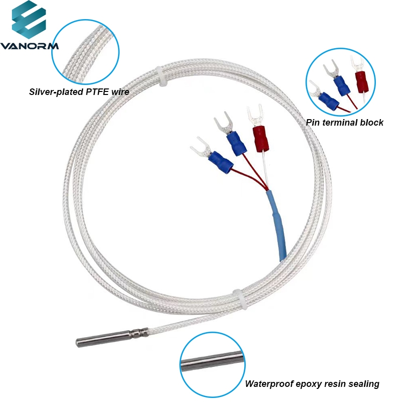 K-Type Thermocouple Nose Probe PT100 Temperature Sensor Surface Mount Resistor for Temperature Instruments - Image 5
