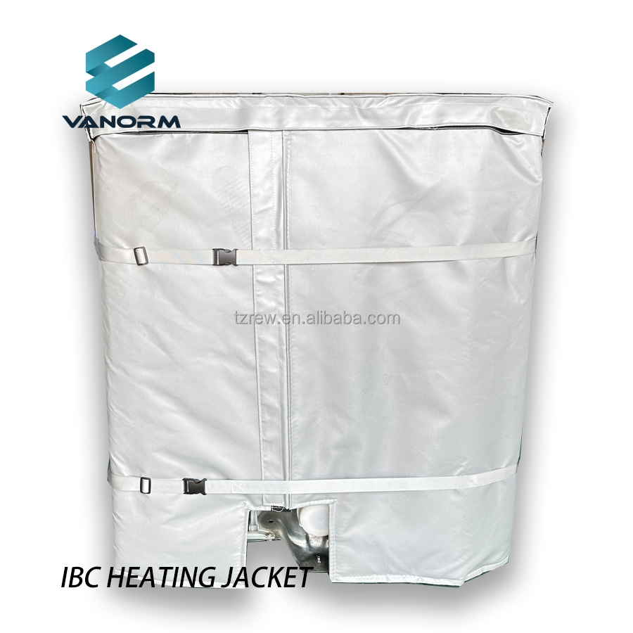 1000L Insulated Thermostat Jacket for Oil Drum Heaters IBC Heating Equipment - Image 2
