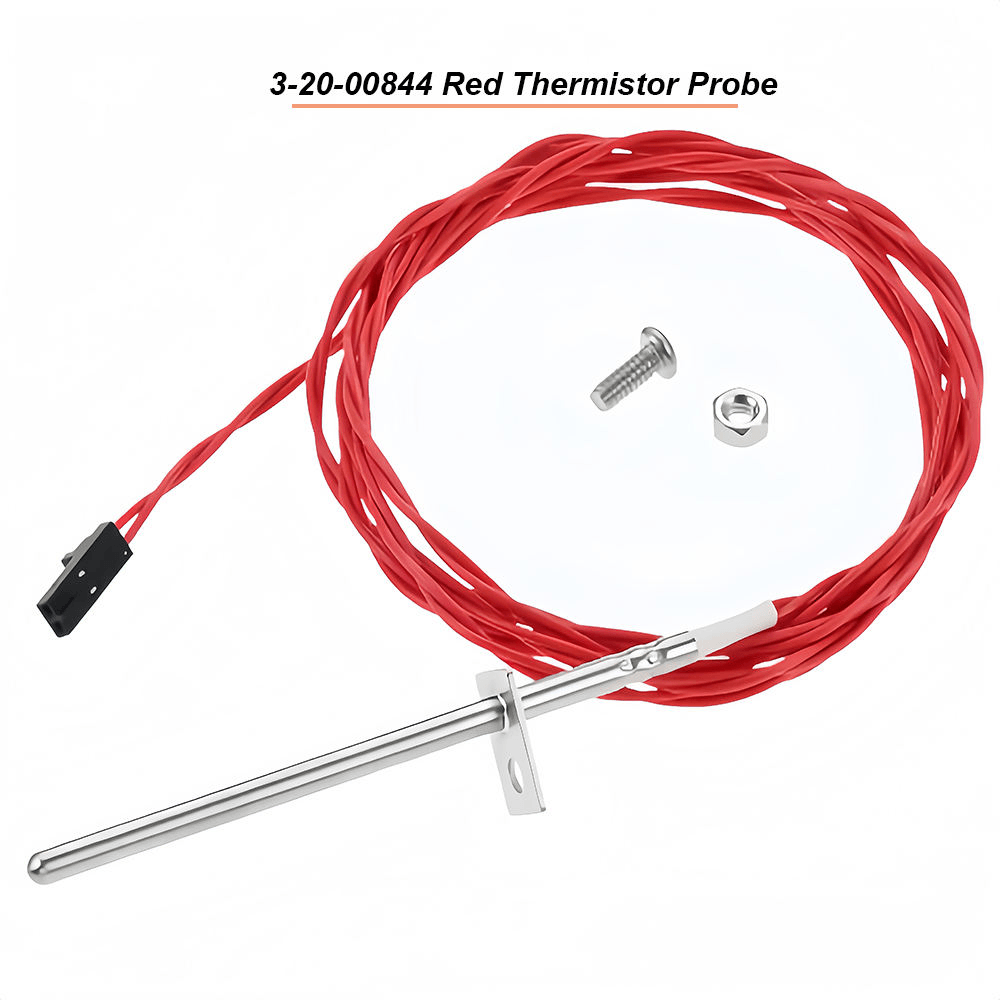Red Thermistor Probe 3-20-00844 Customizable Support for Harman Heatilator Eco Choice Absolute 43 63 Accentra 52i Allure DVC500 - Imagem 2
