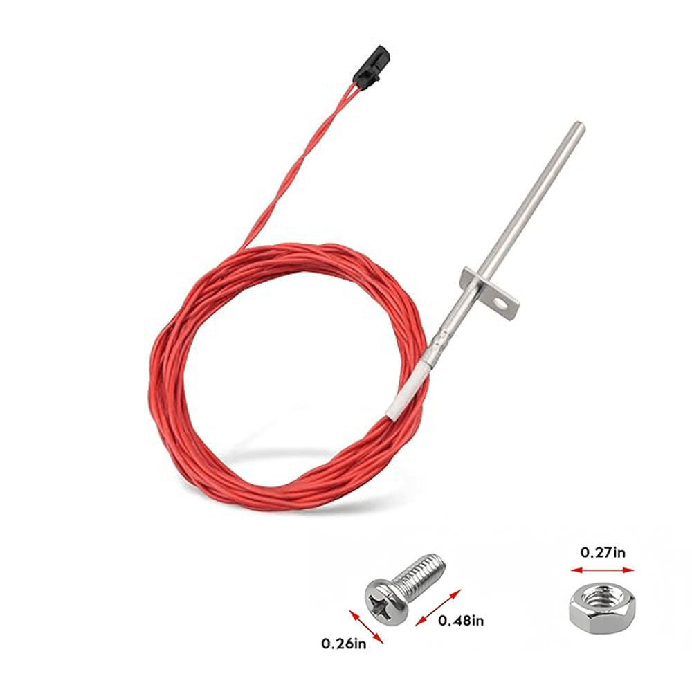 Red Thermistor Probe 3-20-00844 Customizable Support for Harman Heatilator Eco Choice Absolute 43 63 Accentra 52i Allure DVC500 - Imagem 3