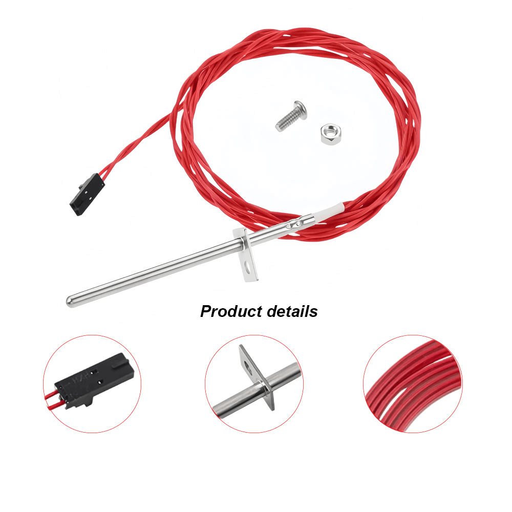 Red Thermistor Probe 3-20-00844 Customizable Support for Harman Heatilator Eco Choice Absolute 43 63 Accentra 52i Allure DVC500 - Imagem 4