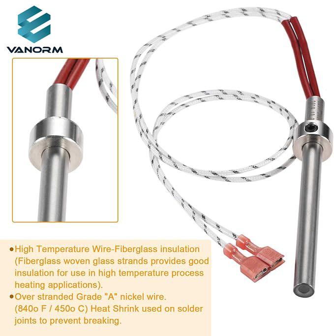 PU-CHA Igniter Compatible Englander Pellet Stove 300W 4.75'' Silicon Nitride Quartz Heater Essential Core Component for Heating - Image 2