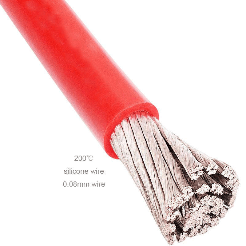 -60-200C 600V 6 Awg Ultra Flexible Electric Silicone Rubber Wire 0.08mm Tinned Cooper Wire Heat Resistant Heating Equipment - Image 2