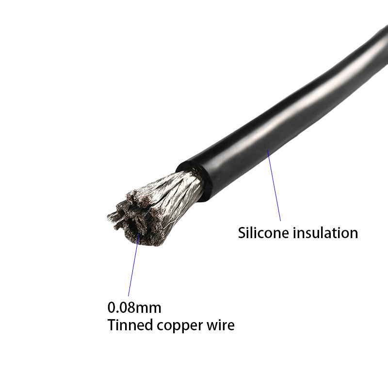 -60-200C 600V 6 Awg Ultra Flexible Electric Silicone Rubber Wire 0.08mm Tinned Cooper Wire Heat Resistant Heating Equipment - Image 4