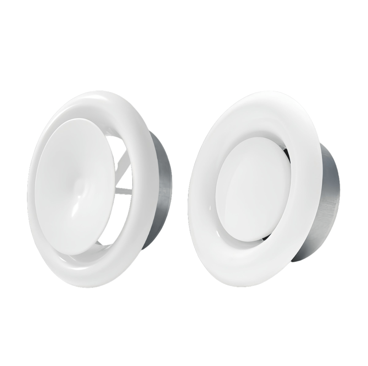 Modern Design Adjustable Fresh Air System Exhaust Return Air Vent Round Metal Disc Iron Air Outlet Inlet Ventilation - Image 2
