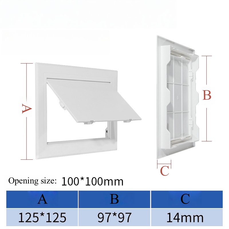 ABS Plastic Access Panel Suspended Ceiling Plug Cover for Inspection Maintenance Ugly AC Maintenance Port Registers Grilles - Image 6