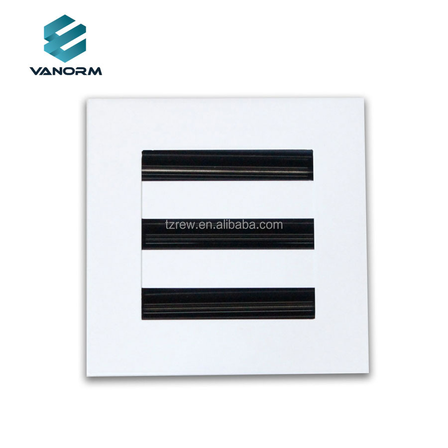 Modern Design Aluminum Linear Diffuser Air Ventilation Grille Factory Supply for Outdoor Application in Living Room or Office
