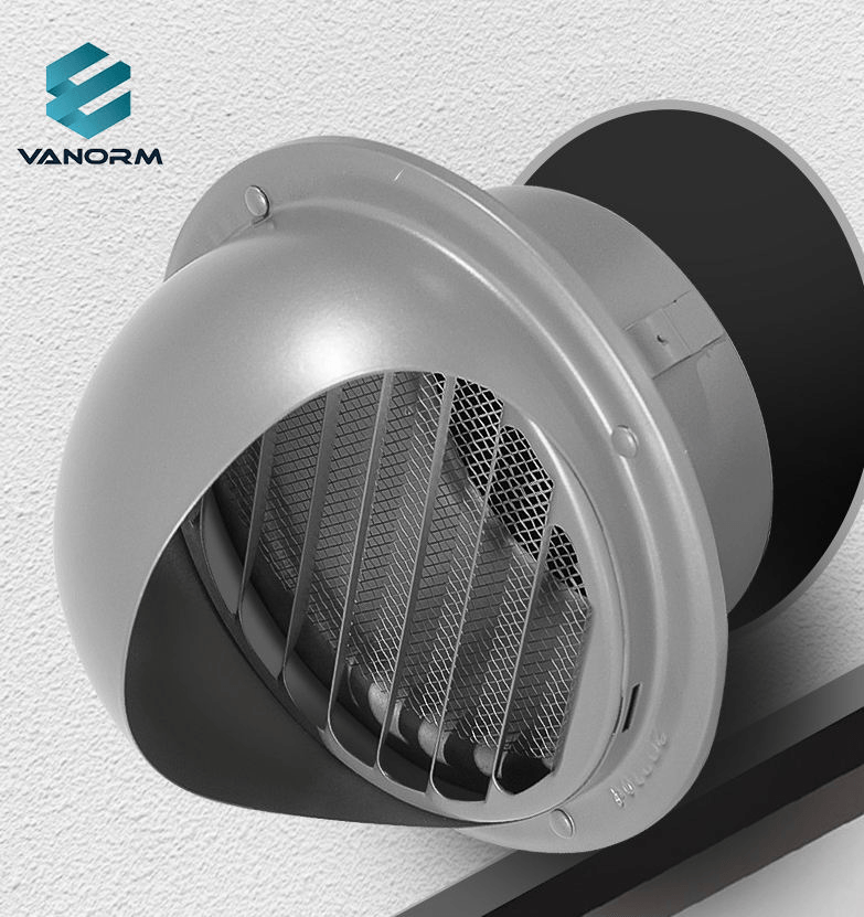 Modern OEM Painted Stainless Steel Air Cap Exterior Walls Ventilation Cap Rain-Proof Exhaust Pipe Cover for Ventilation Outlet - Image 5