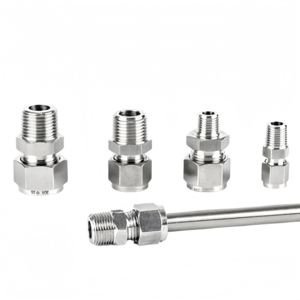 M6 M8 PT1/8 Stainless Steel Thermocouple Sensor with Adjustable Ferrule Fitting Screw OEM & ODM Customizable