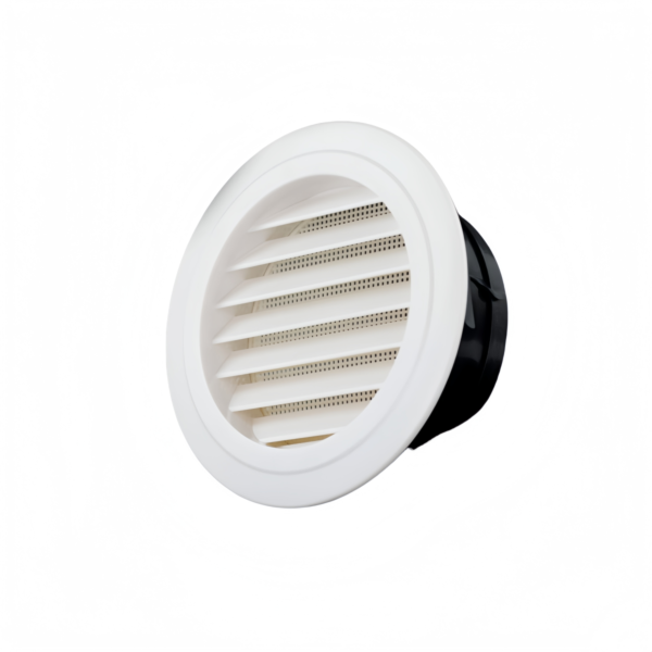 Modern Round ABS Plastic Disc Valve Louver Cover HVAC Ventilation Wall and Ceiling Fresh Air Outlet for Office Use