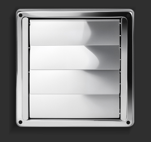 Modern Movable Louvered Bathroom Exhaust Fan Stainless Steel Grating Square Rainproof Ventilation Louvers Exterior Air Intake - Image 5