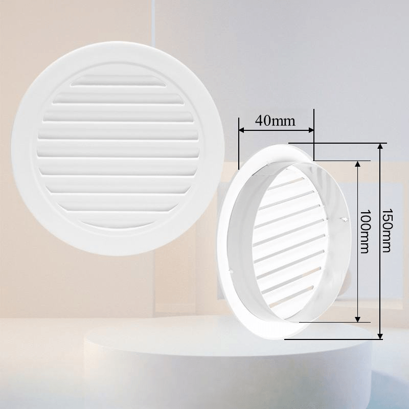 Modern Aluminum Circular Rainproof Louvre Wind Cap Villa Attic Ventilation Hole Exhaust Port Window Grille for Wind Exhaust - Image 4