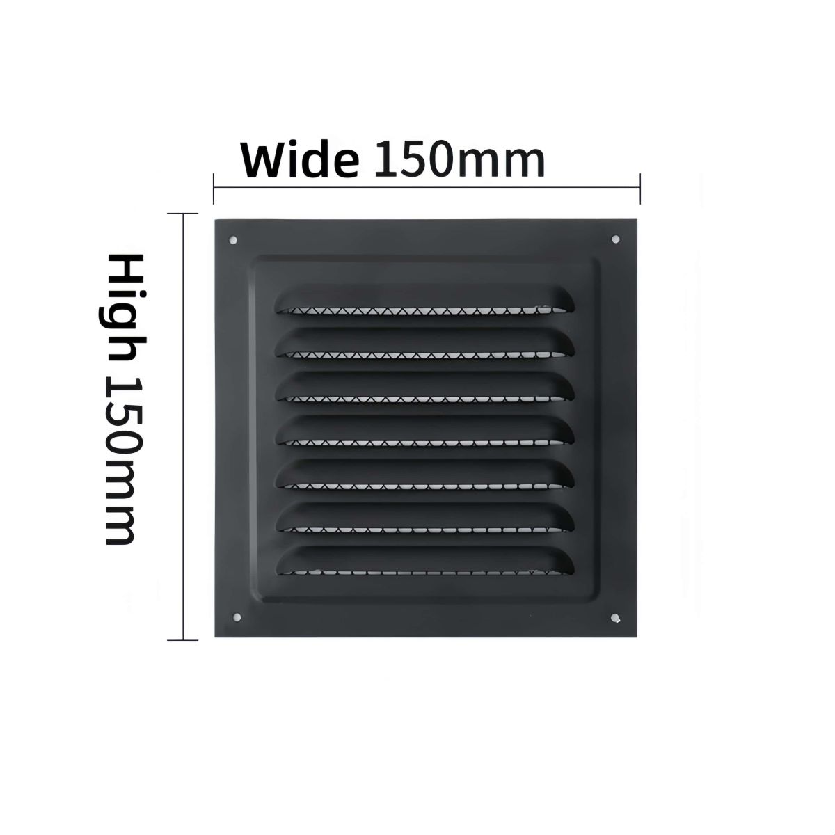 Modern Stainless Steel Rainproof Window Exhaust Hood Heat Dissipation Louvre Outlet for Office Ventilation Registers Grilles Use - Image 4