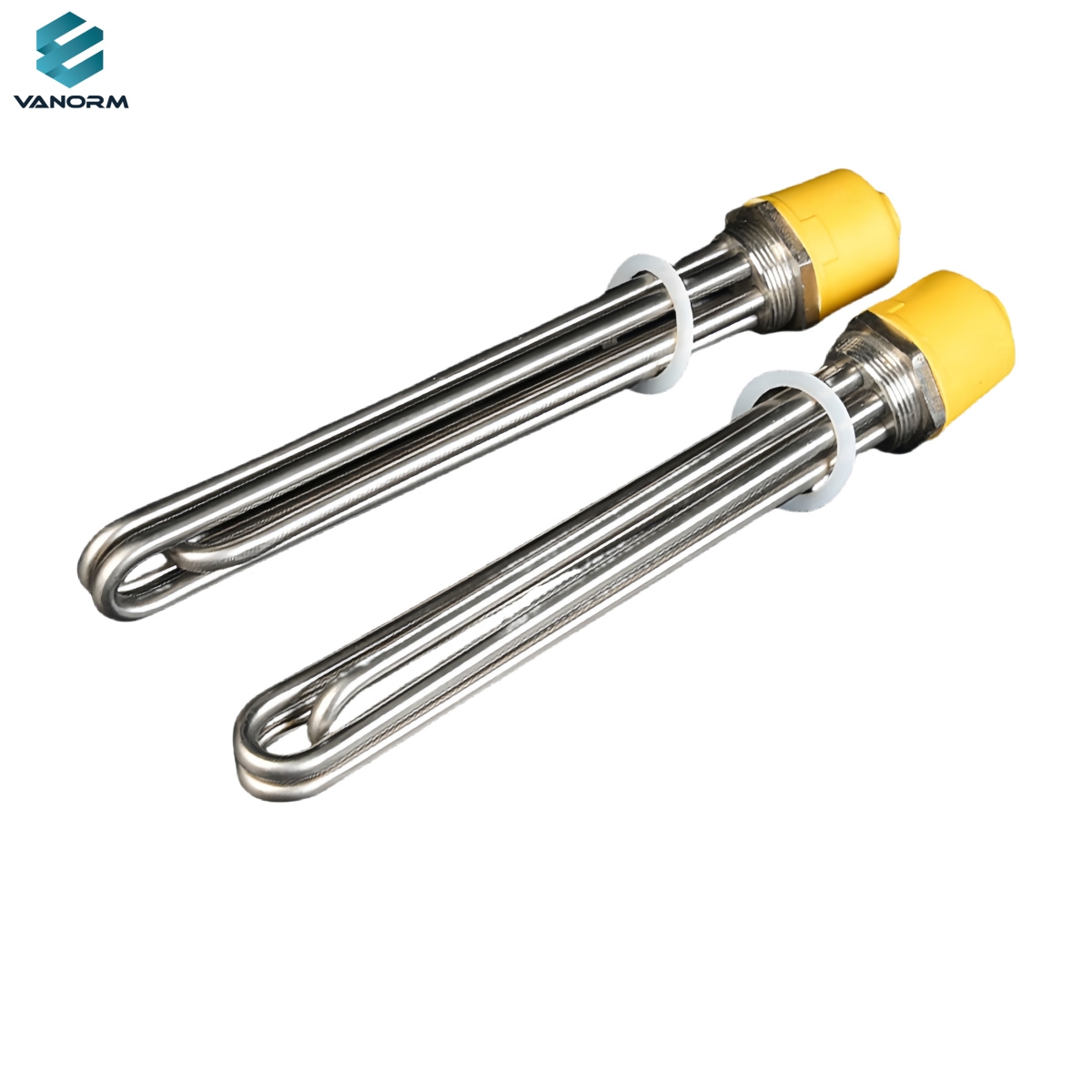 DN40 DN50 Immersion Heater 220 380V Electric Heating Tube SS304 Heating Rod Thermal Oil Water Silicone Material for Industries - Image 5