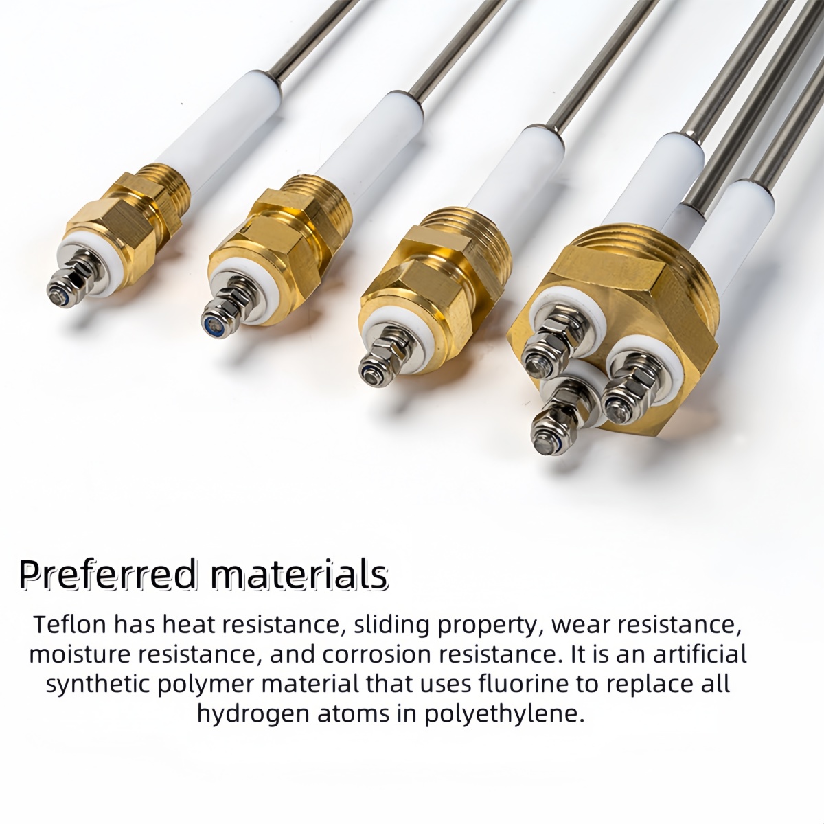 Stainless Steel Copper PTFE Liquid Electrode Probe Temperature Instrument for Steam Boiler Water Level Control - Image 5